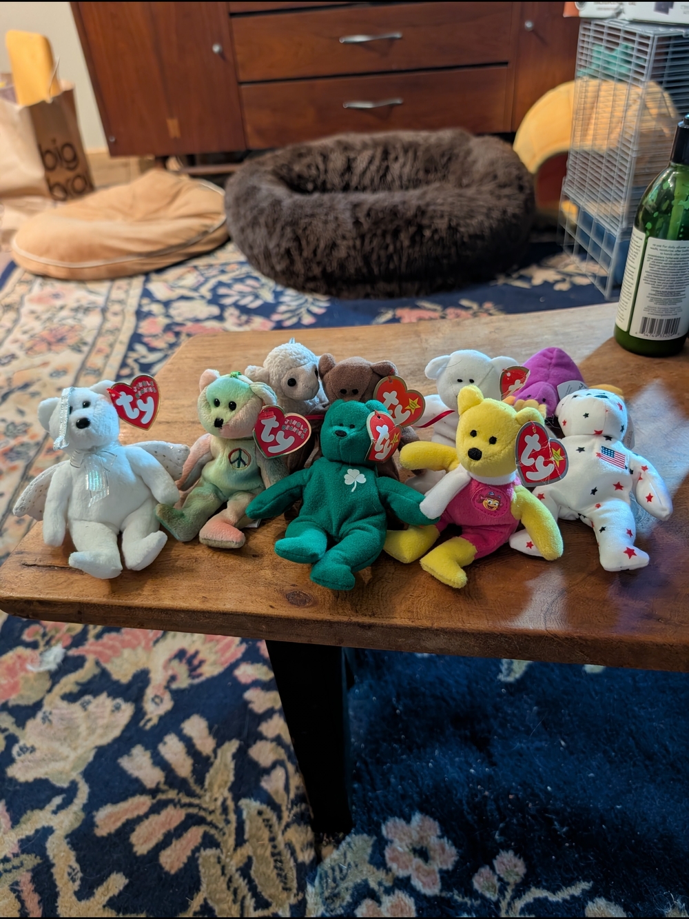 TY Tiny Beanie Babies Bear Collection With Tags